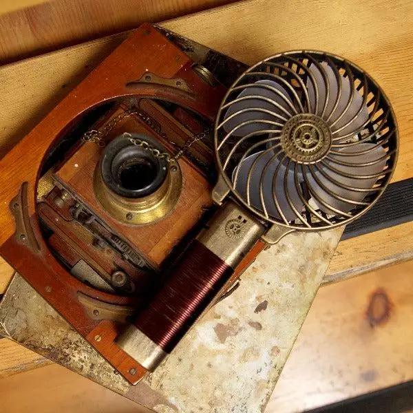 fan with camera box
