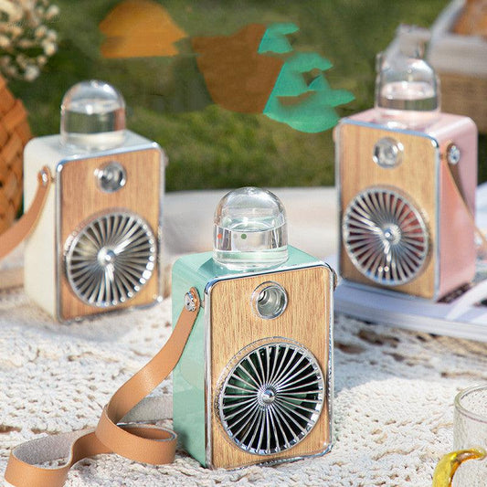 3 different colors of fan